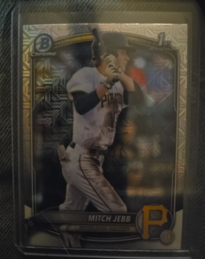 2025 Bowman Chrome Prospects #BCP-41 Mitch Jebb — front