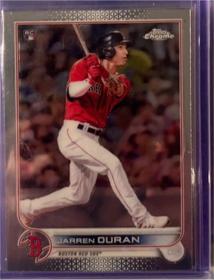2022 Topps Chrome #113 Jarren Duran — front
