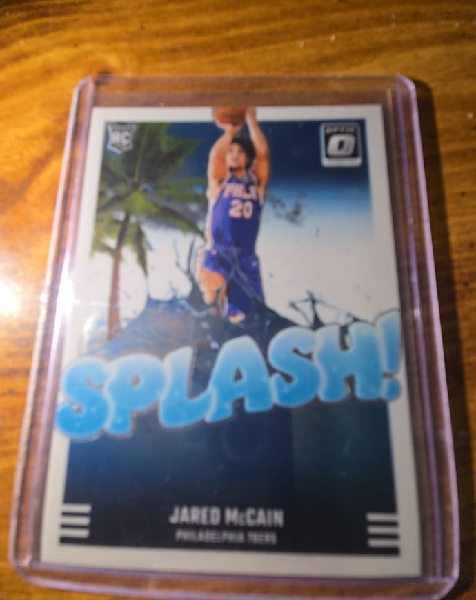 2024-25 Panini Donruss Optic #3 Jared McCain Splash Rookie — front