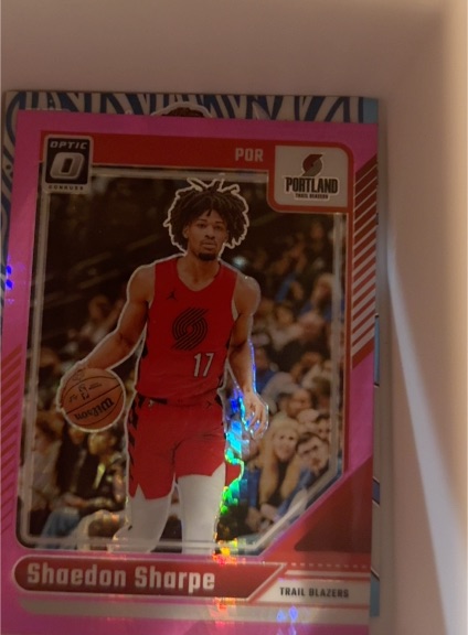 2024-25 Panini Donruss Optic #175 Shaedon Sharpe — front