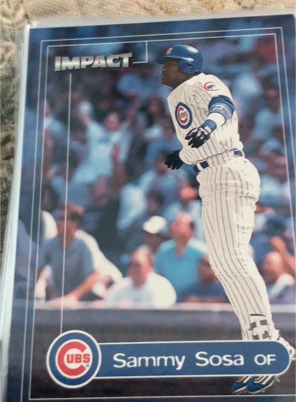 2000 Fleer Skybox Impact #70 Sammy Sosa — front