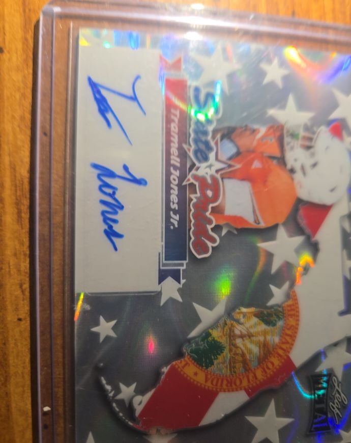 2025 Leaf Metal State Pride Tramel Jones Jr. — front