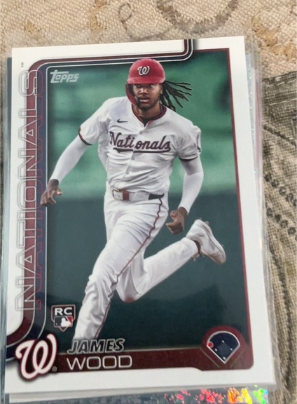 2025 Topps Chrome #132 James Wood — front