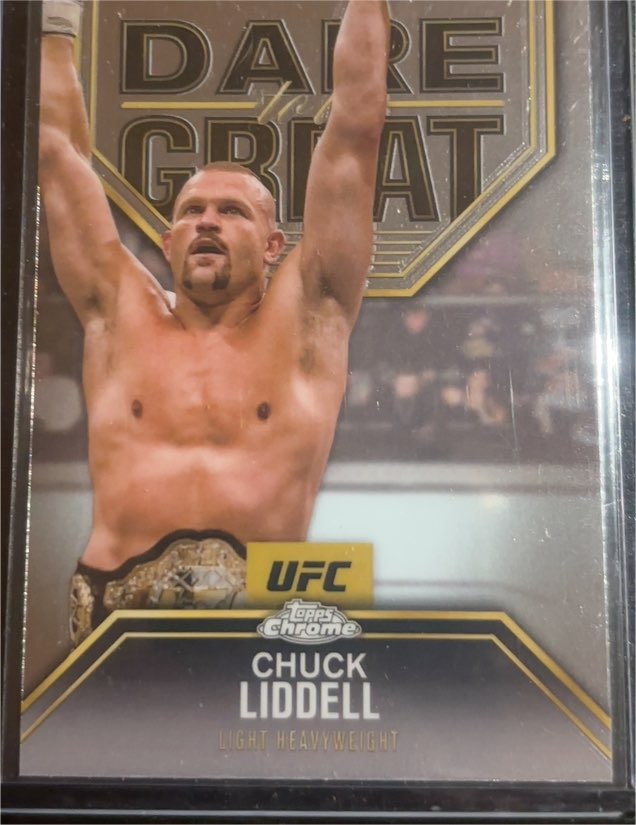 2025 Topps Chrome UFC #DBG-3 Chuck Liddell Dare to Be Great — front