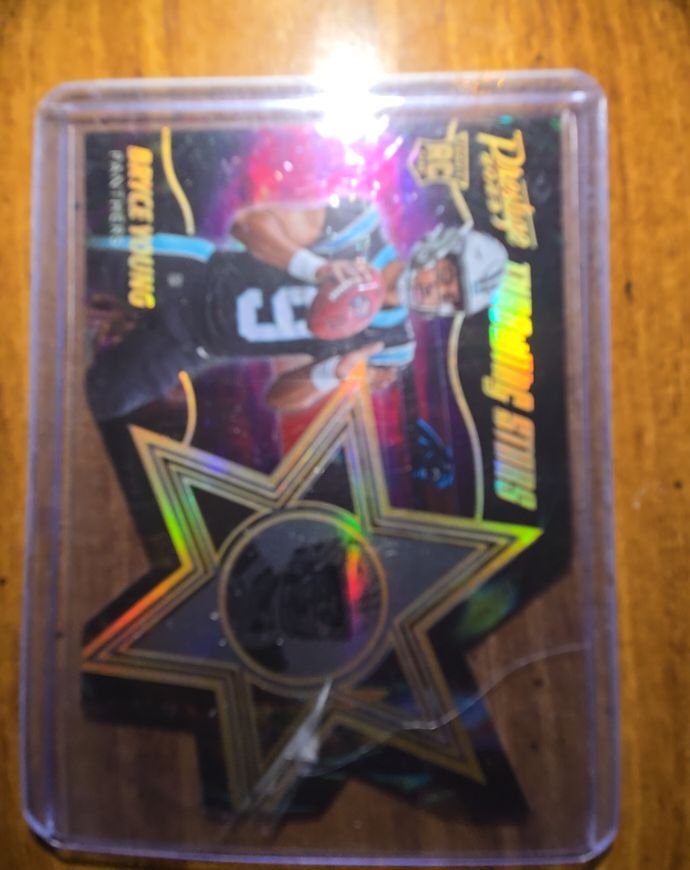 2023 Panini Prestige Throwing Stars #TS-14 Brock Purdy — front