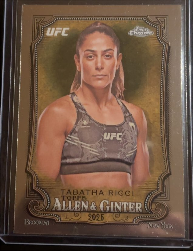 2025 Topps Chrome UFC #AAG-12 Tabatha Ricci Allen & Ginter — front