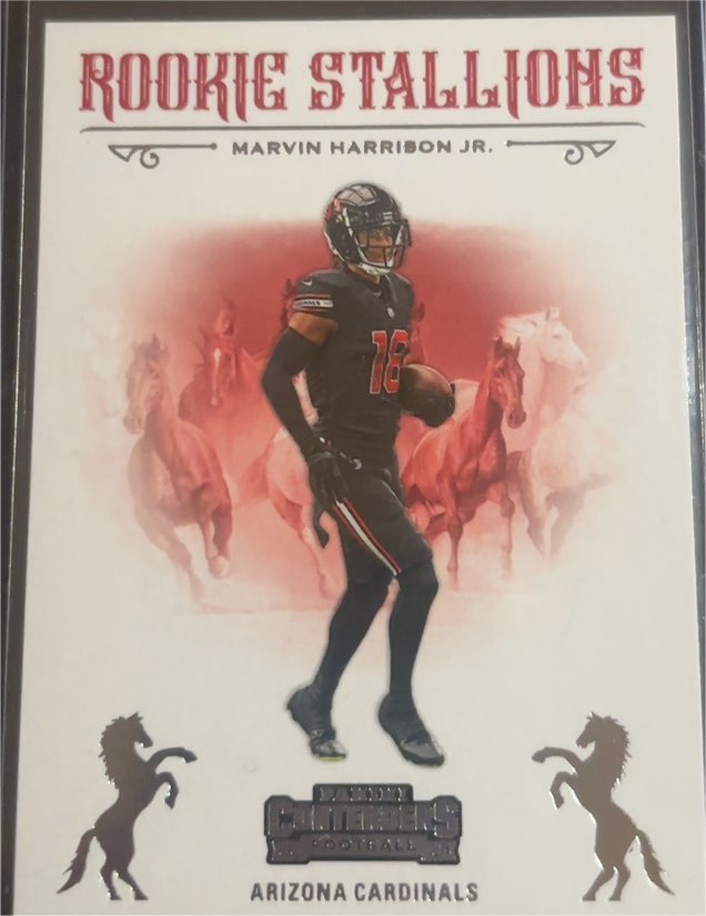 2024 Panini Contenders Rookie Stallions #5 Marvin Harrison Jr. — front