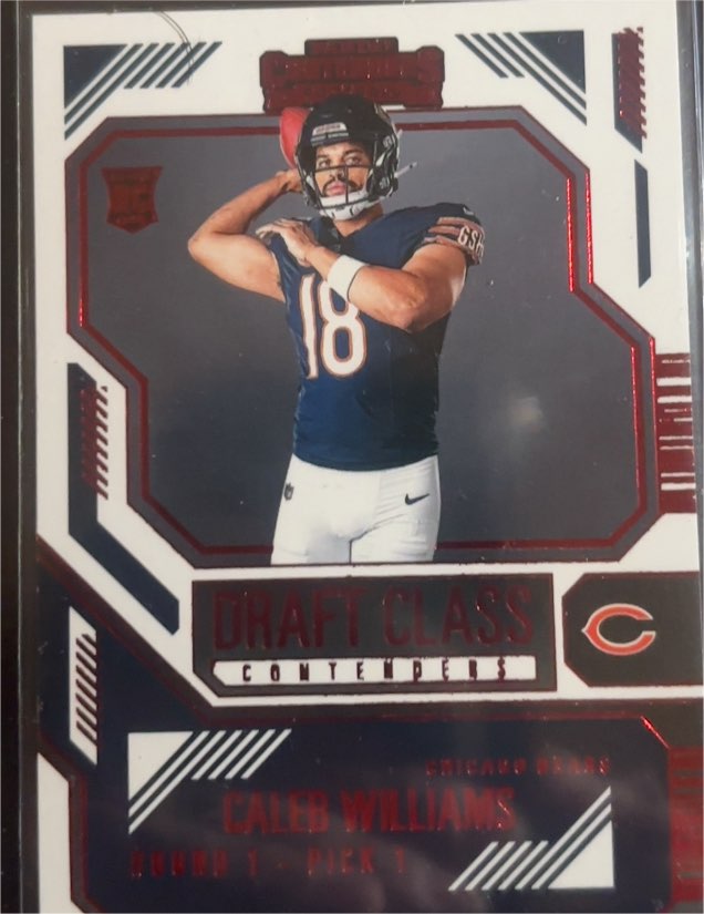 2024 Panini Contenders Draft Class #1 Caleb Williams — front