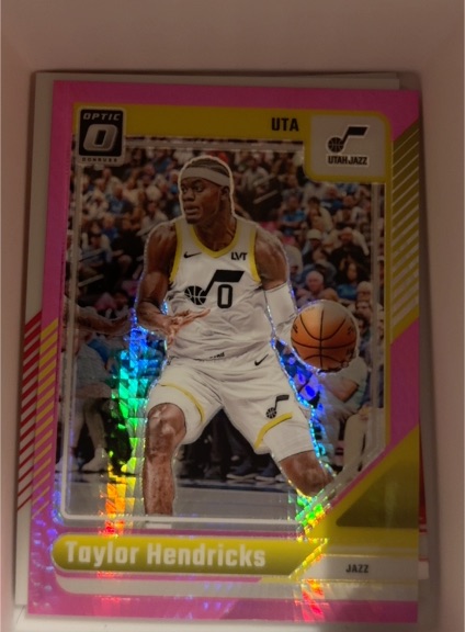2024-25 Donruss Optic #203 Taylor Hendricks — front