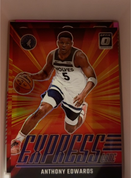 2024-25 Panini Donruss Optic #7 Anthony Edwards Express Lane — front