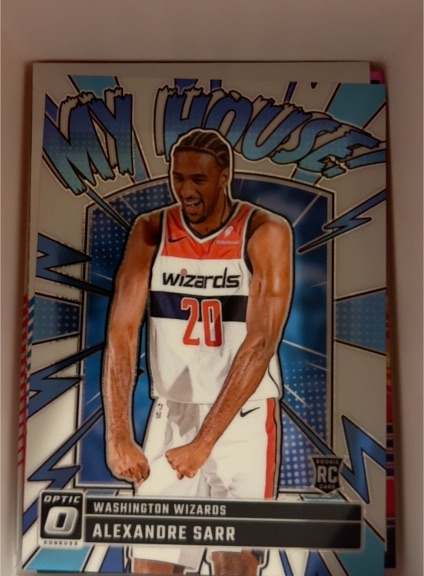 2024-25 Panini Donruss Optic #9 Alexandre Sarr My House — front