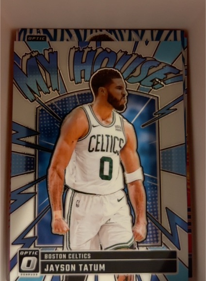 2024-25 Donruss Optic #7 Jayson Tatum My House Purple — front