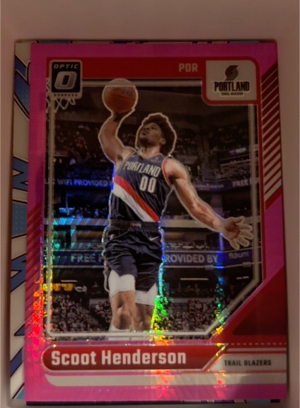 2024-25 Panini Donruss Optic #153 Scoot Henderson — front