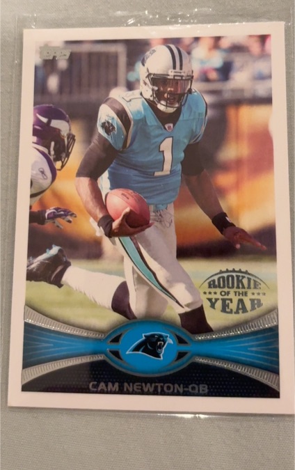 2012 Topps #141 Cam Newton — front