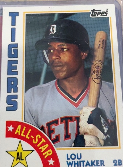 1984 Topps #398 Lou Whitaker — front