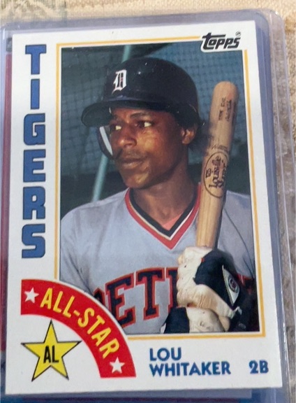 1984 Topps #398 Lou Whitaker — front