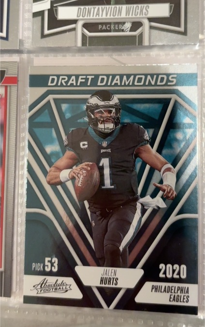 2023 Panini Absolute #DD-7 Jalen Hurts — front
