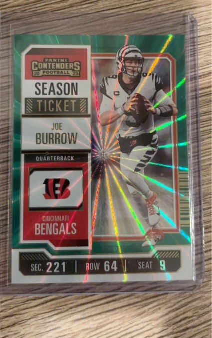2023 Panini Contenders Season Ticket Joe Burrow — front