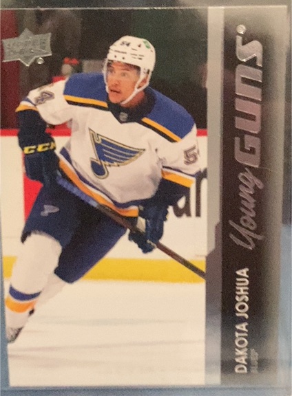 2021-22 Upper Deck #204 Dakota Joshua Young Guns Rookie — front