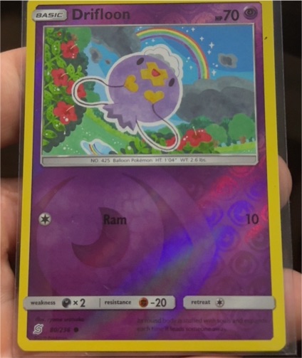 2019 Pokémon TCG Unified Minds #80 Drifloon — front