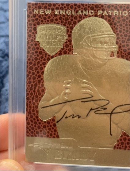 2006 Merrick Mint Feel The Game Gold Tom Brady — front