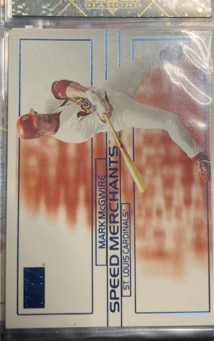 2000 SkyBox Speed Merchants #10SM Mark McGwire — front