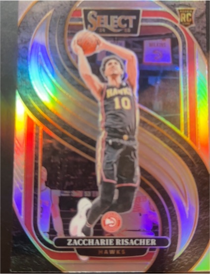 2024-25 Panini Select Premier Level #180 Zaccharie Risacher — front