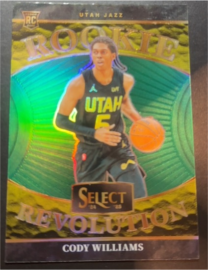 2024-25 Panini Select #22 Cody Williams Rookie Revolution — front