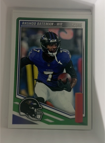 2025 Panini Score Football #201 Rashod Bateman — front