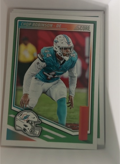 2025 Panini Score #167 Chop Robinson — front