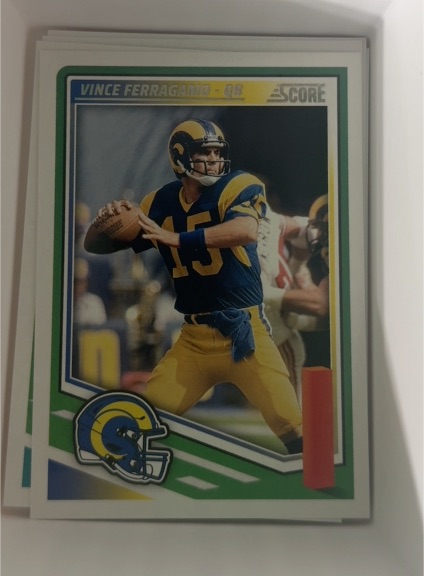 2025 Panini Score #126 Vince Ferragamo — front