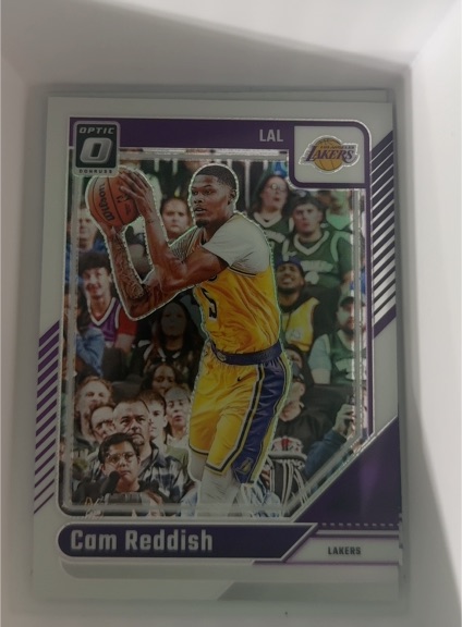 2024-25 Donruss Optic Cam Reddish Los Angeles Lakers — front