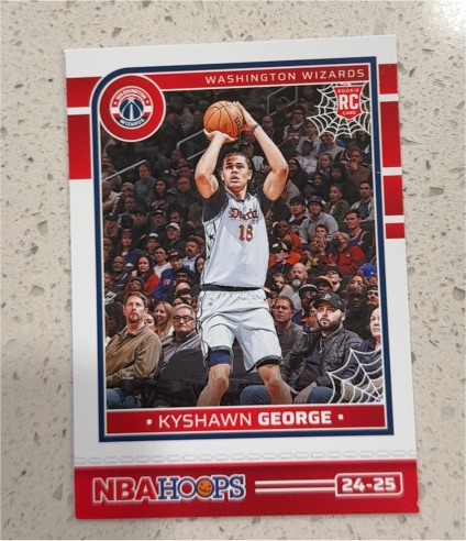 2024-25 Panini Haunted Hoops #274 Kyshawn George — front