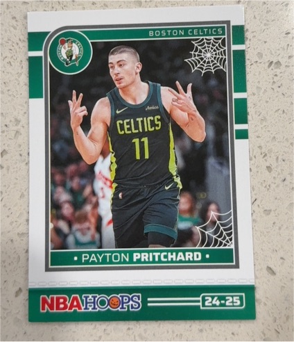 2024-25 Panini NBA Hoops Haunted Hoops #67 Payton Pritchard — front