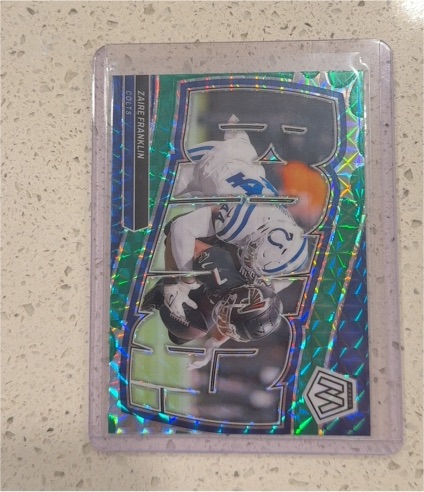 2024 Panini Mosaic Bang! #7 Zaire Franklin — front