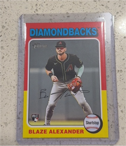 2024 Topps Heritage High Number #629 Blaze Alexander — front