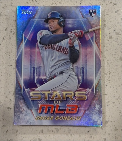 2023 Topps Series 2 Stars of MLB #SMLB-43 Oscar Gonzalez — front