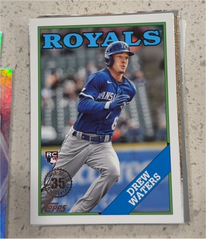 2023 Topps Series 2 1988 35th Anniversary #2T88-29 Drew Waters — front