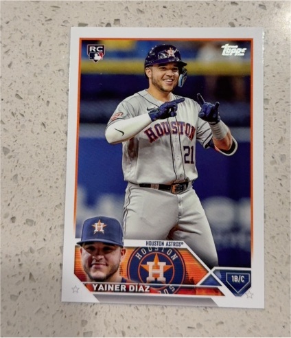 2023 Topps Series 2 #635 Yainer Diaz — front
