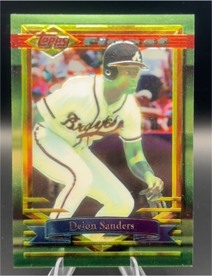 1994 Topps Finest #22 Deion Sanders — front
