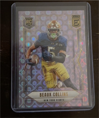 2025 Panini Donruss Elite #143 Beaux Collins — front