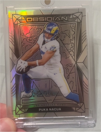 2024 Panini Obsidian Puka Nacua — front
