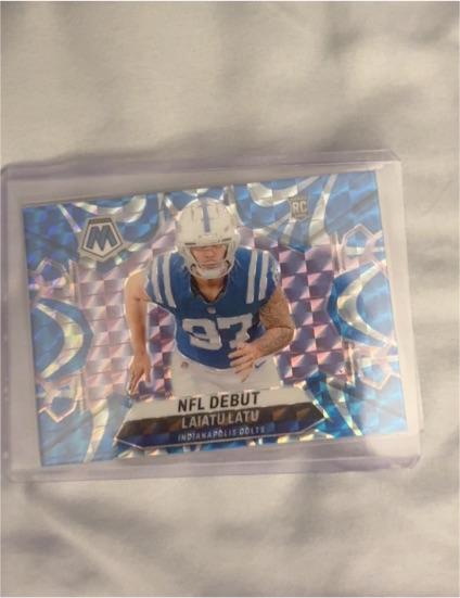 2024 Panini Mosaic NFL Debut #290 Laiatu Latu — front