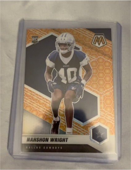 2021 Panini Mosaic #349 Nahshon Wright — front