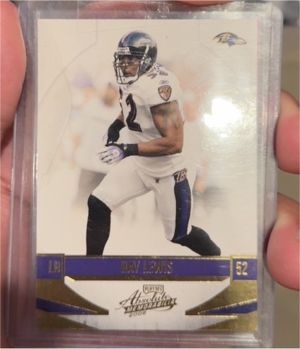2008 Playoff Absolute Memorabilia #14 Ray Lewis — front