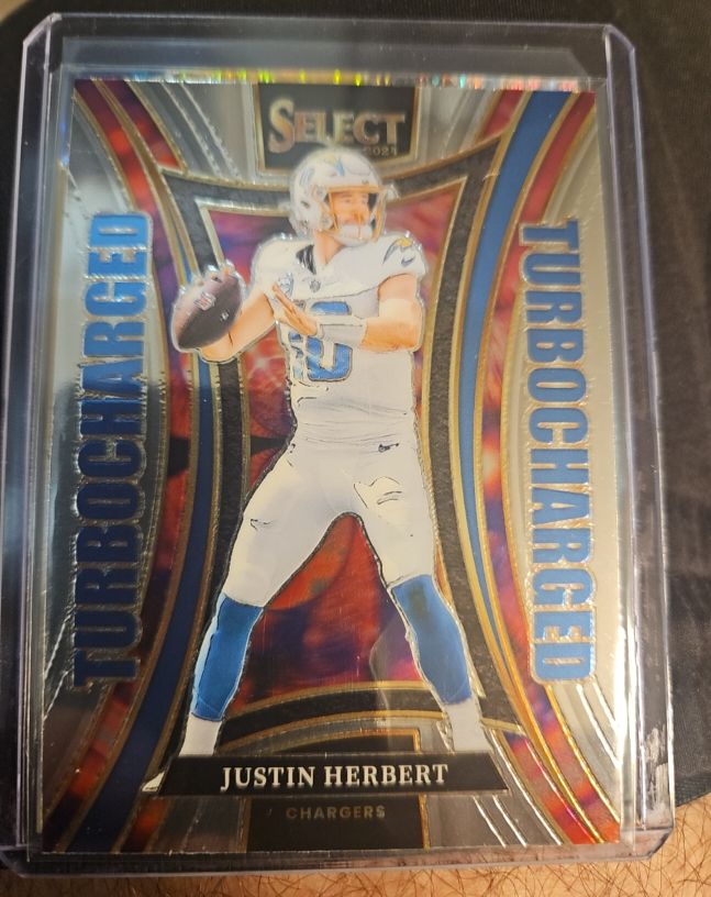 2024 Panini Select #9 Justin Herbert Turbocharged — front