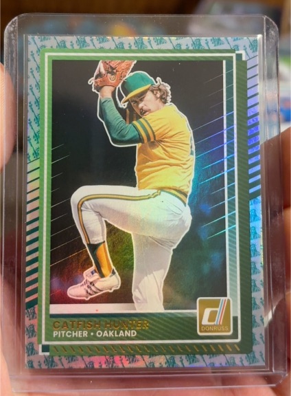 2025 Donruss #12 Catfish Hunter — front