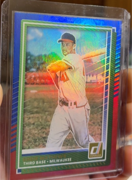 2025 Donruss #67 Eddie Mathews — front