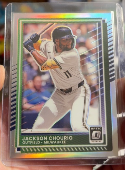 2025 Donruss Optic #99 Jackson Chourio — front