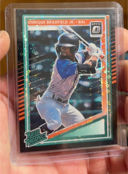 2025 Donruss Optic #142 Enrique Bradfield Jr. — front